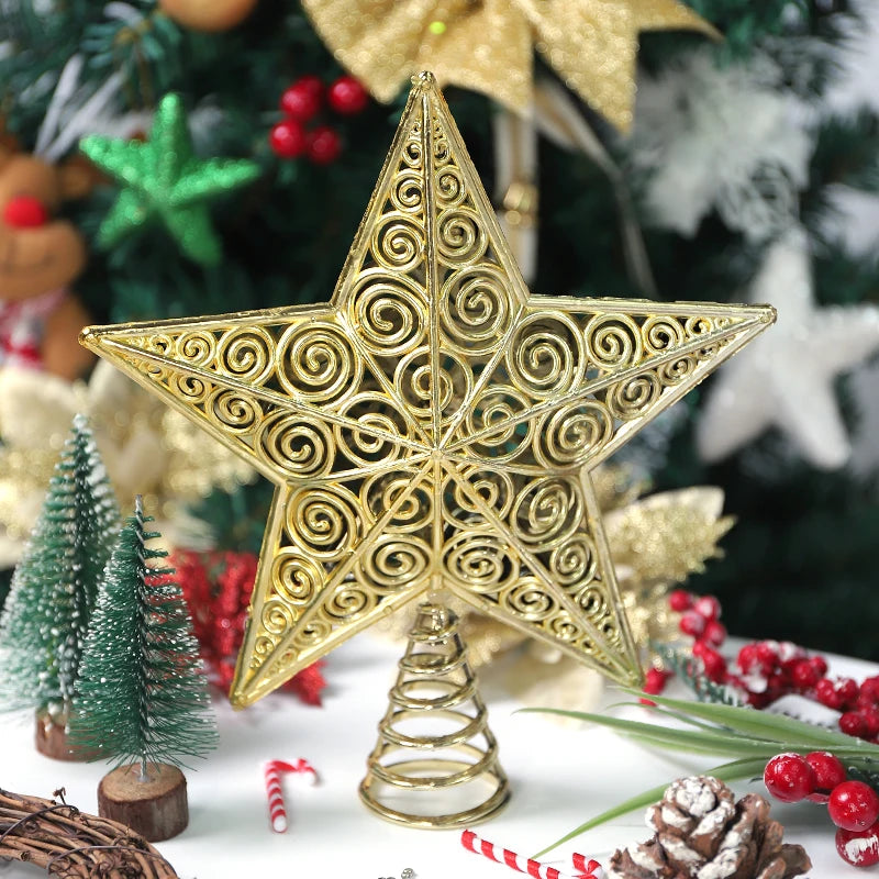 Golden Star Tree Topper