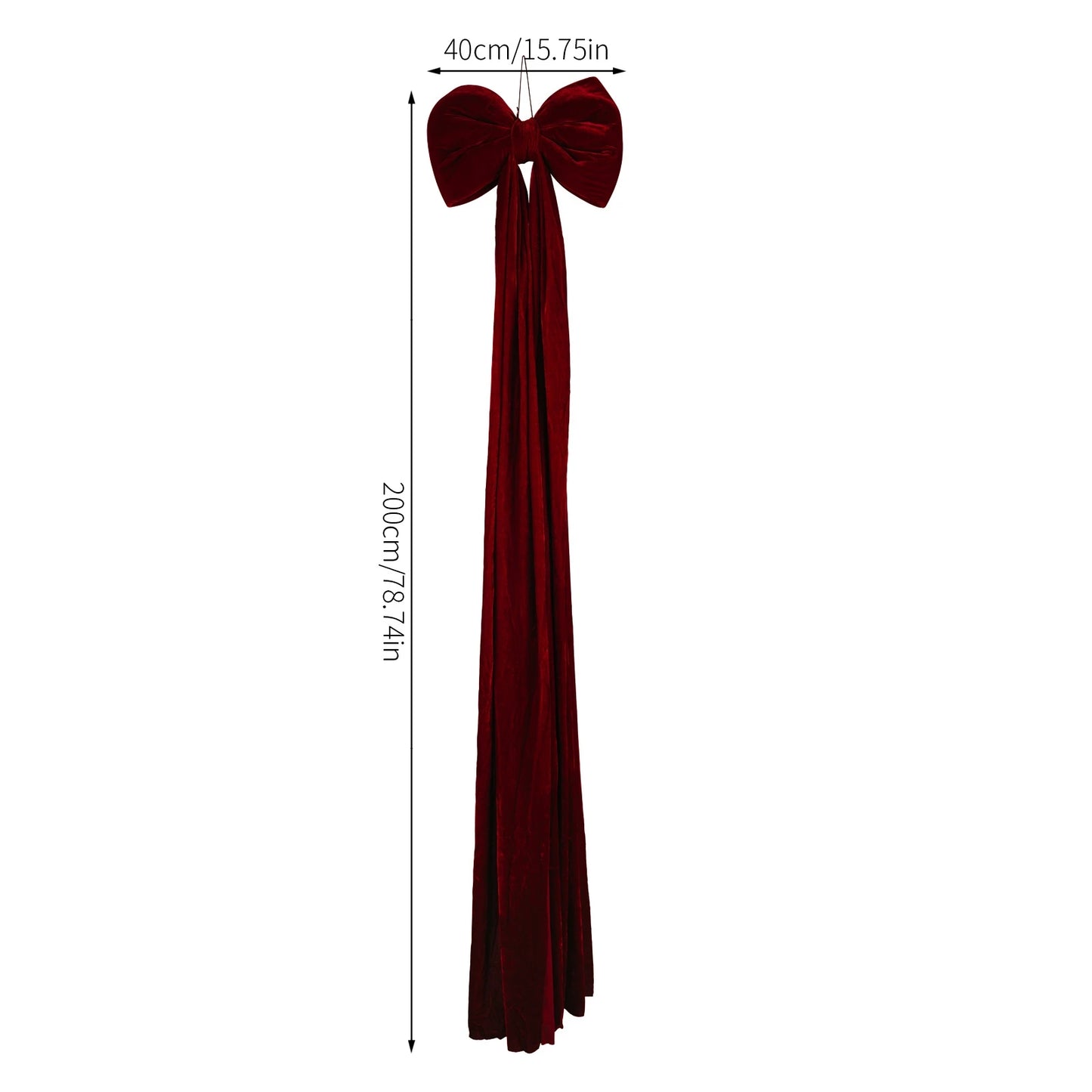 Grand Velvet Bow Ornament