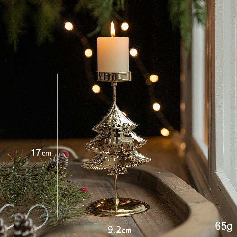 Starlit Elk Candle Holder