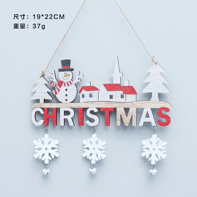 JoyHangs Wooden Christmas Pendants