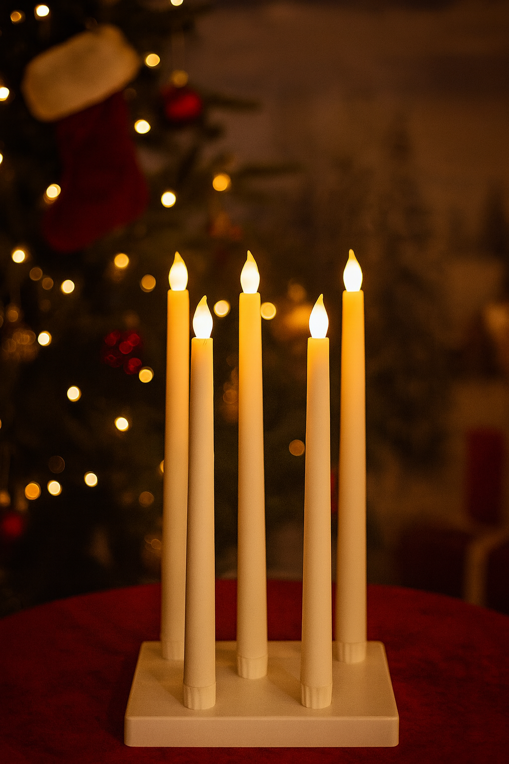 Cathedral Glow LED Candle