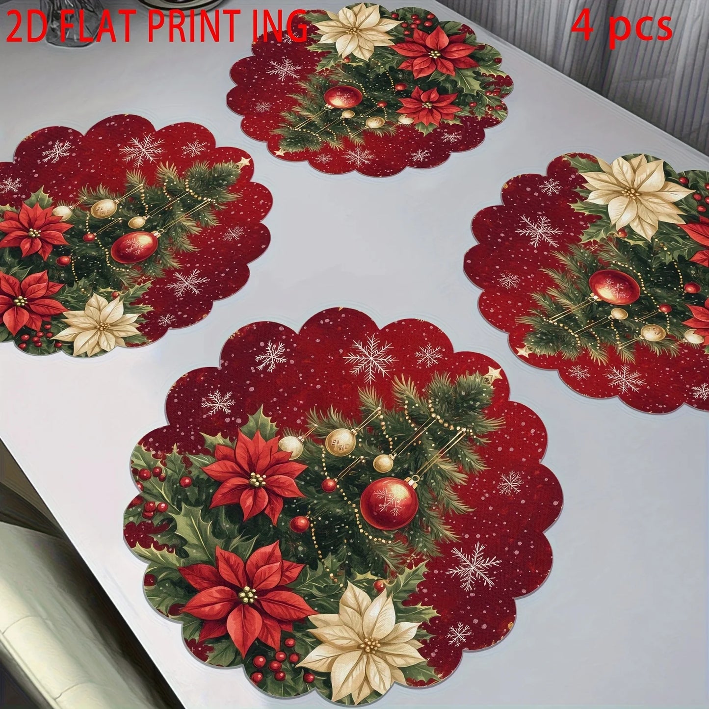 Everbloom Round Placemats (Set of 4/6/8/10)