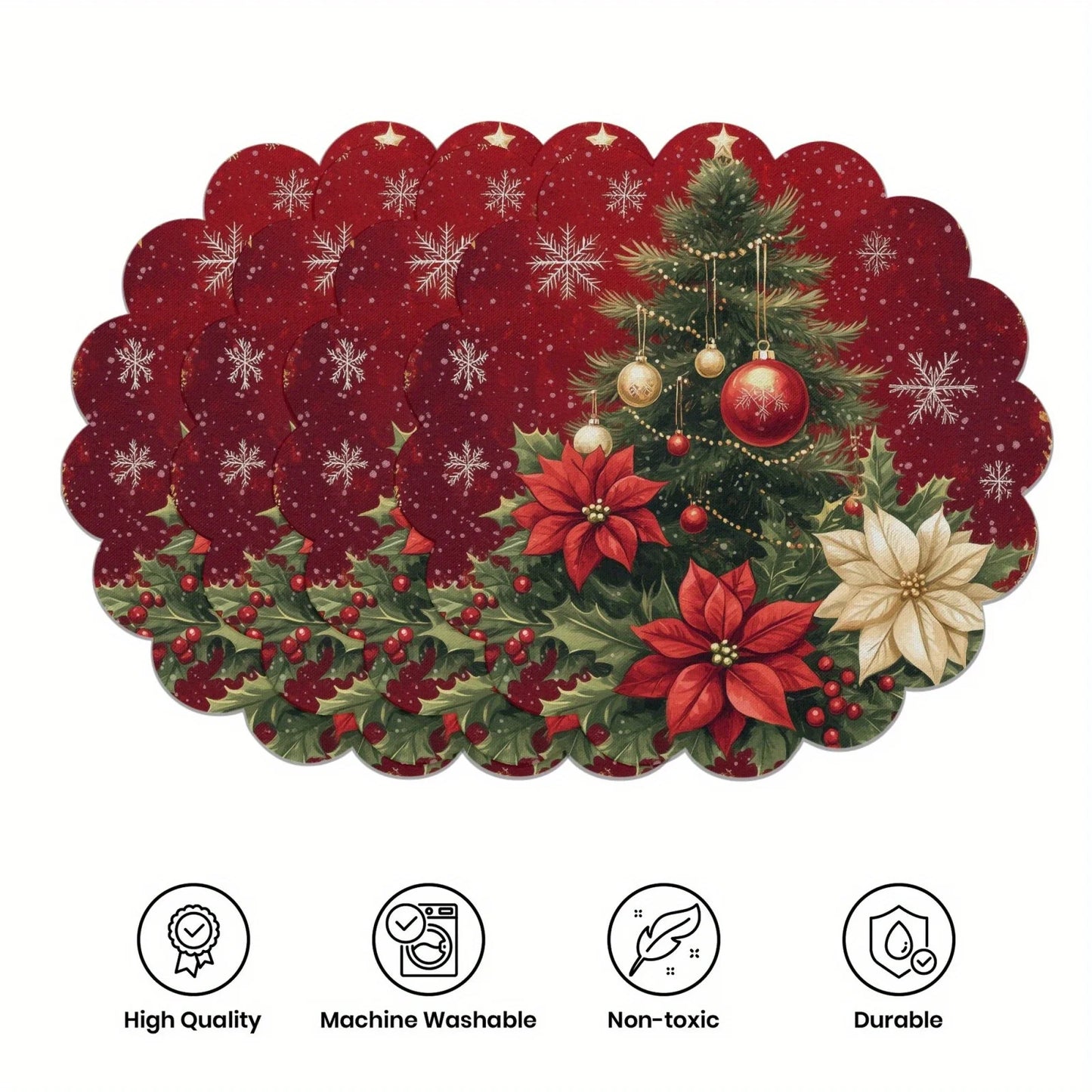Everbloom Round Placemats (Set of 4/6/8/10)