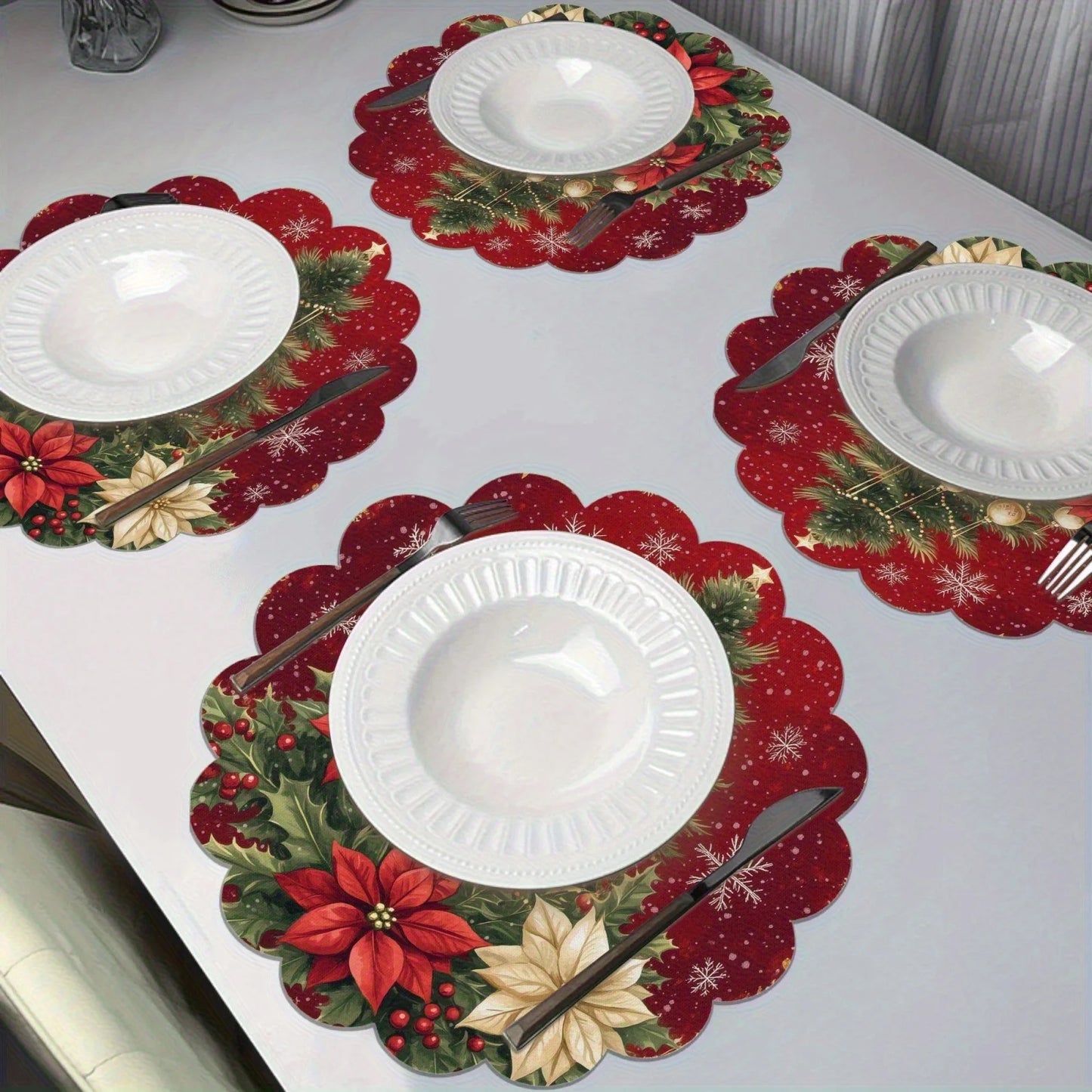 Everbloom Round Placemats (Set of 4/6/8/10)
