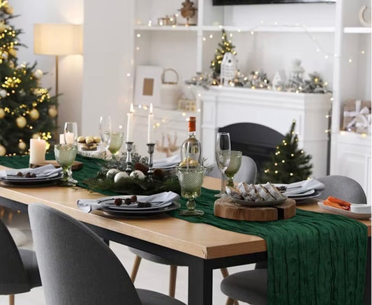 Celestial Gauze Table Runner