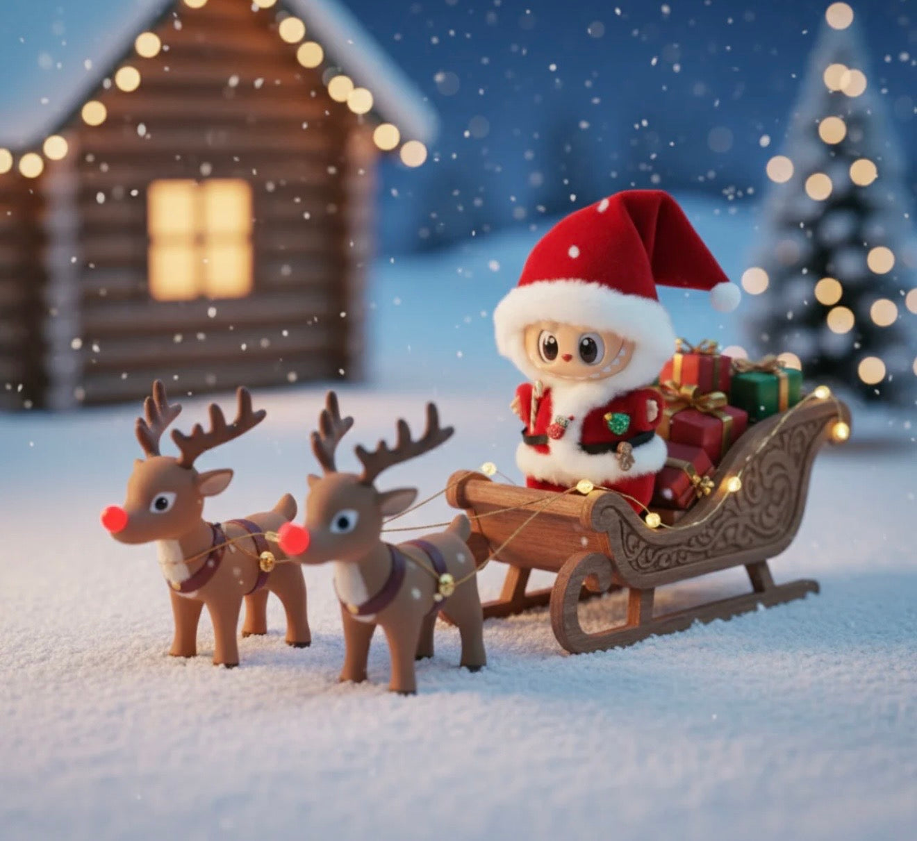 LABUBU Christmas Outfit — Limited Holiday Edition