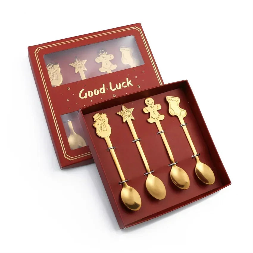 Gingerbread Spoon Set (4-Pack)