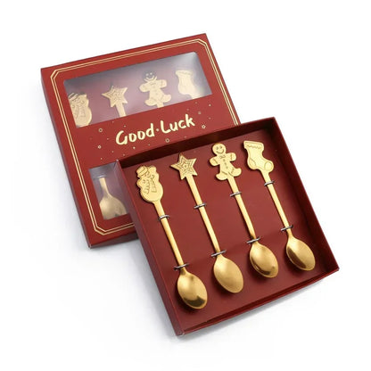 Gingerbread Spoon Set (4-Pack)