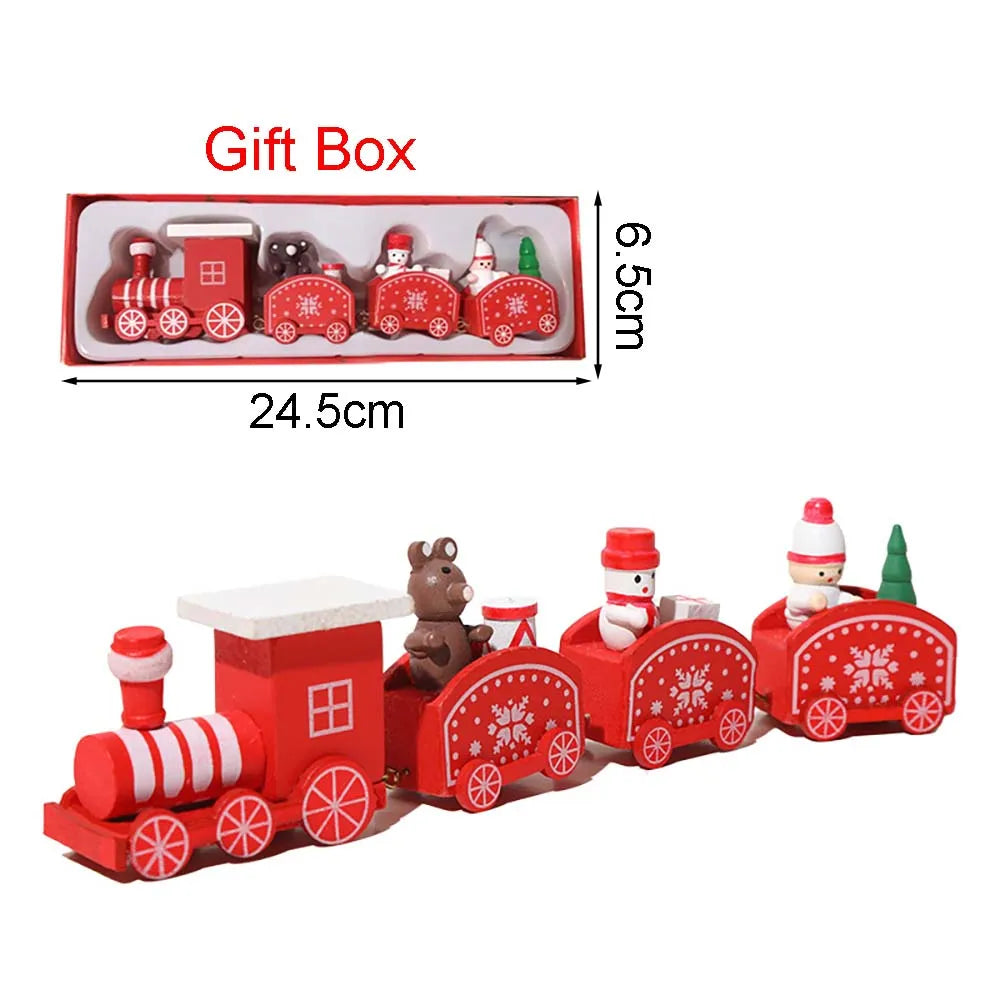 Noel Express Wooden Train