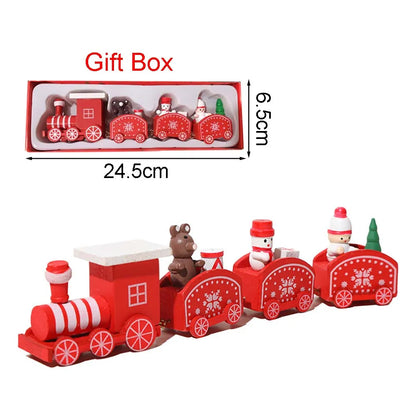 Noel Express Wooden Train