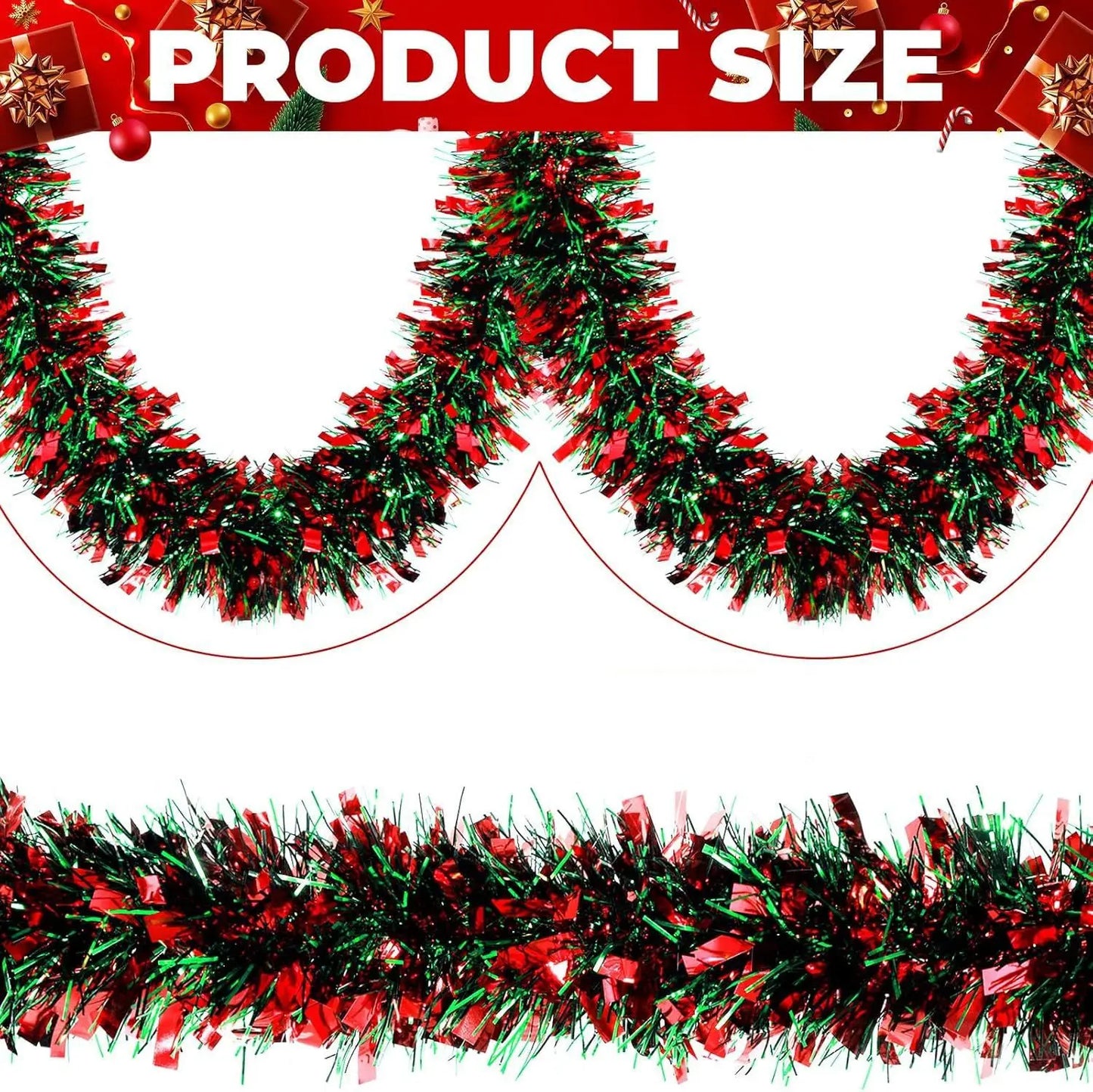 2M Christmas Garland