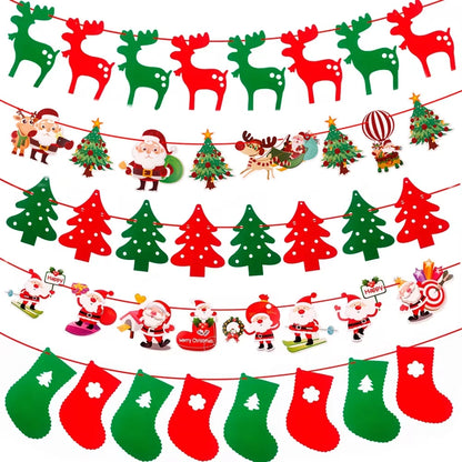 MerryBanner Christmas Garland