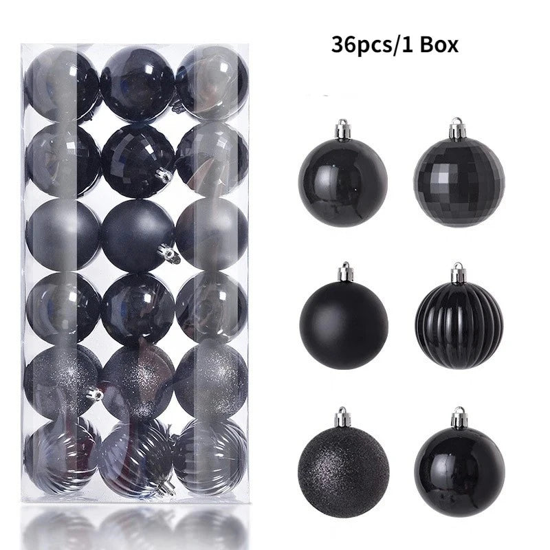Classic 3CM Christmas Ball Set (36 pcs)