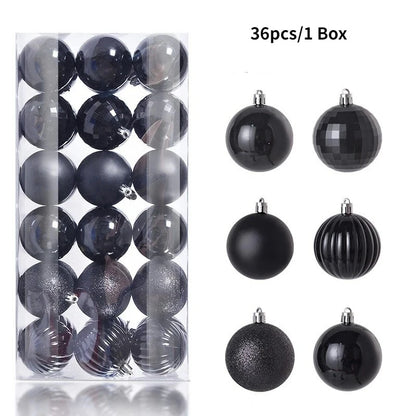 Classic 3CM Christmas Ball Set (36 pcs)