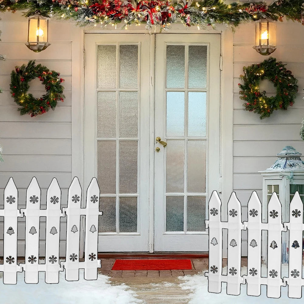Snow White Christmas Fence Set (5/10pcs)