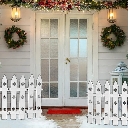 Snow White Christmas Fence Set (5/10pcs)