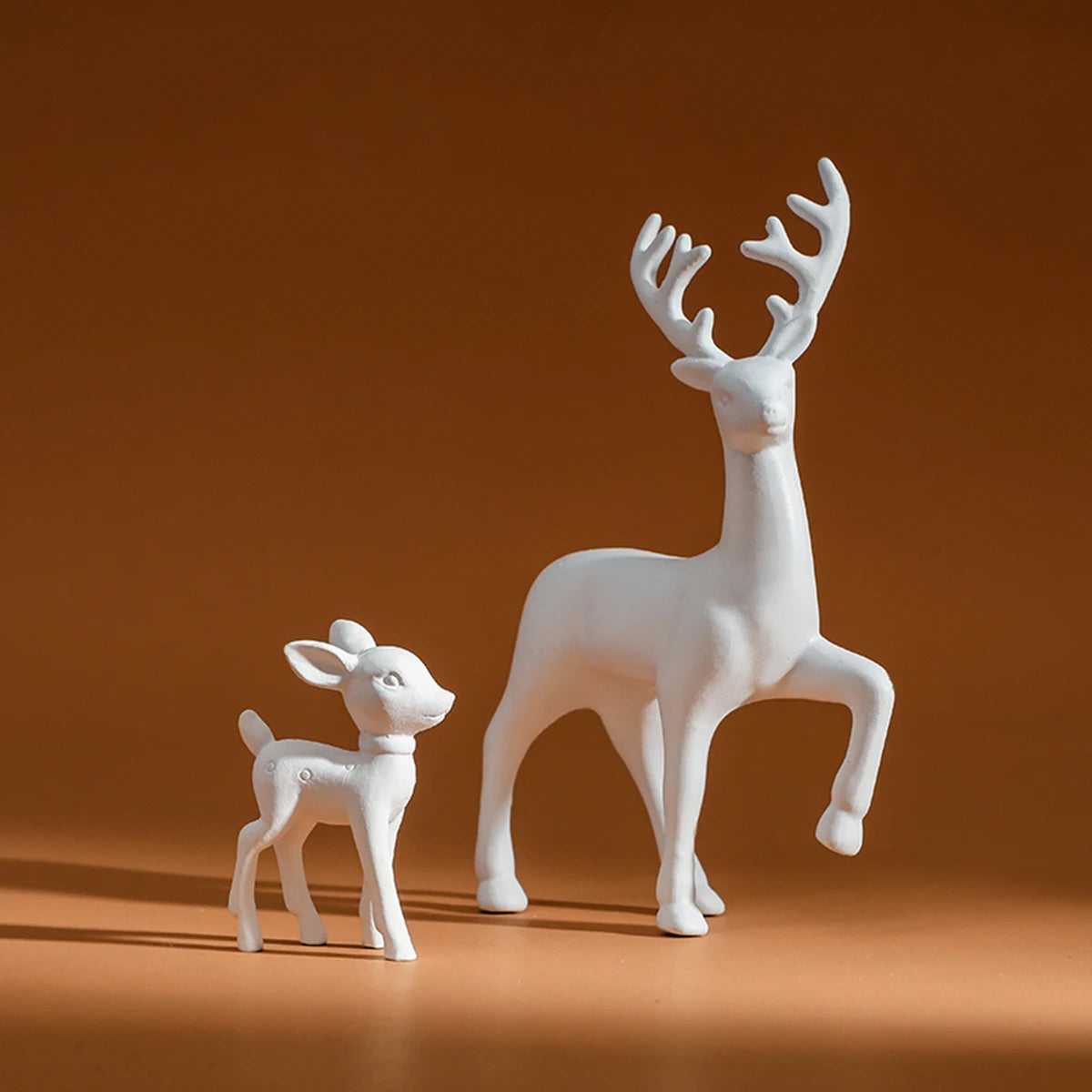 Fawn & Mother Deer Figurines (Set of 2)