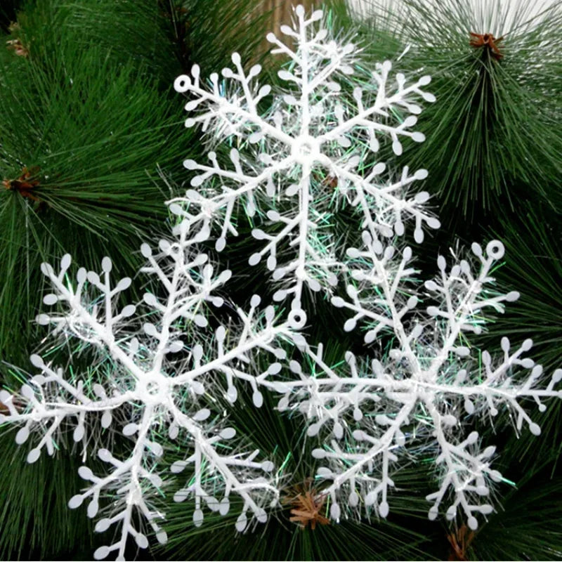 Glitter Snowflake Ornaments