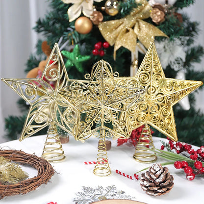 Golden Star Tree Topper