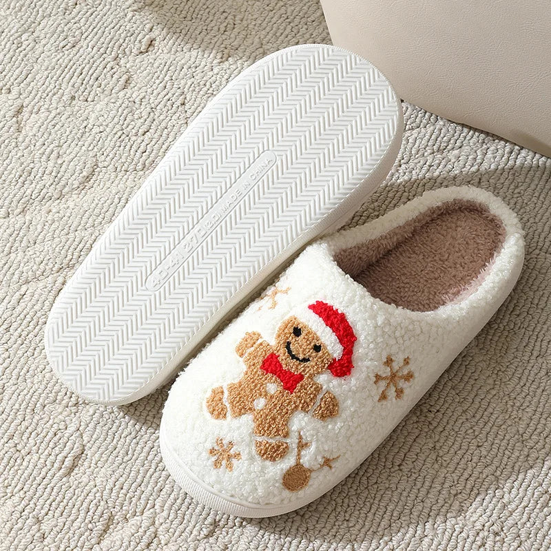Gingerbread Cozy Slippers