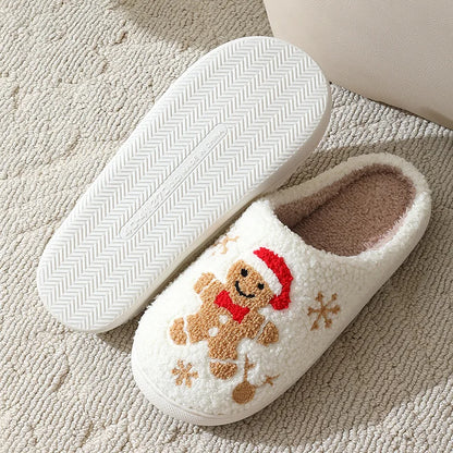 Gingerbread Cozy Slippers