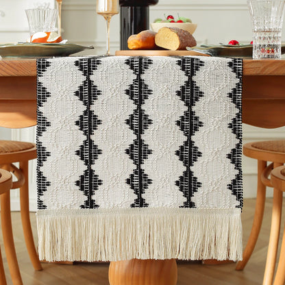 Boho Tassel Table Runner