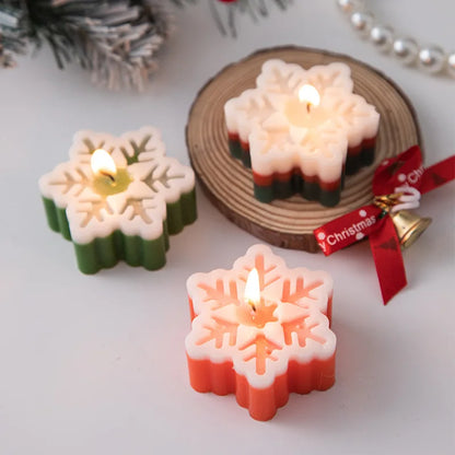 Snowflake Candle