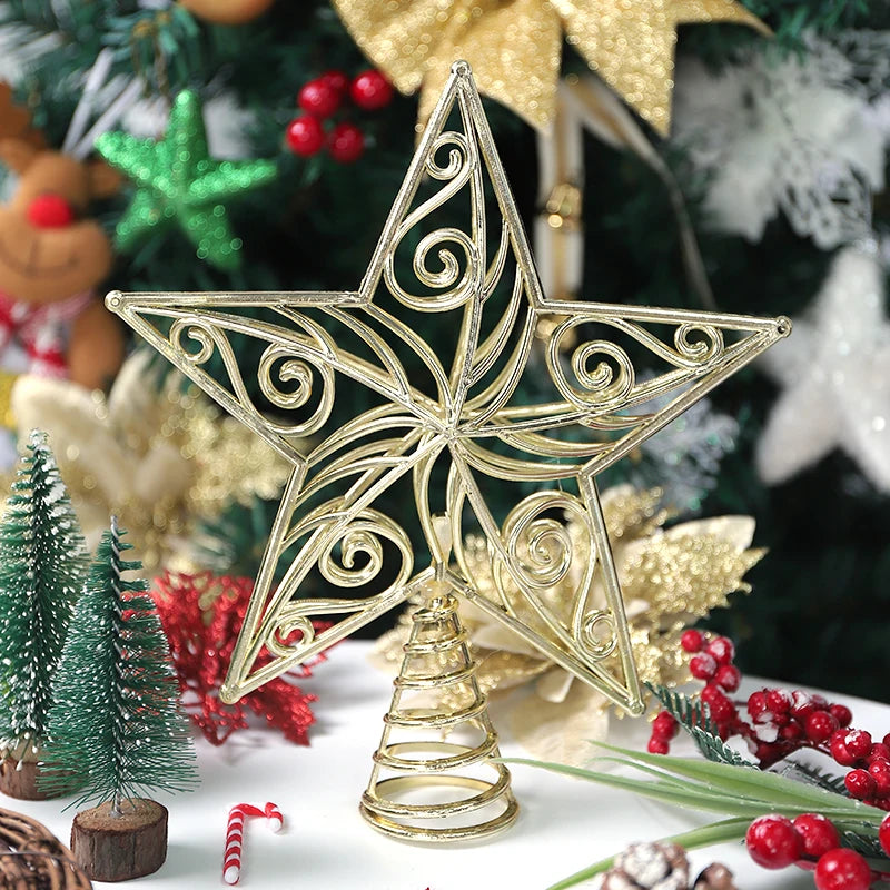 Golden Star Tree Topper