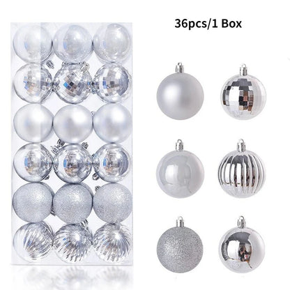Classic 3CM Christmas Ball Set (36 pcs)