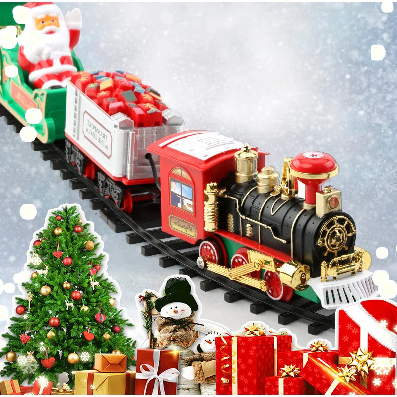 Christmas Train Tree Home