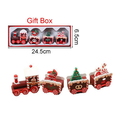 Noel Express Wooden Train