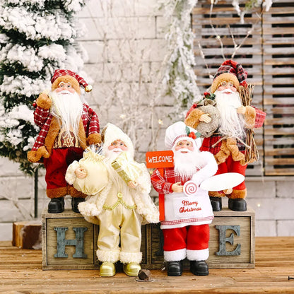 Mini Santa Figurines (Set of 1–4)