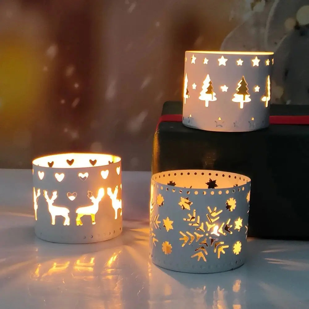 Nordic Iron Elk Candle Holder