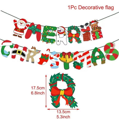 MerryBanner Christmas Garland