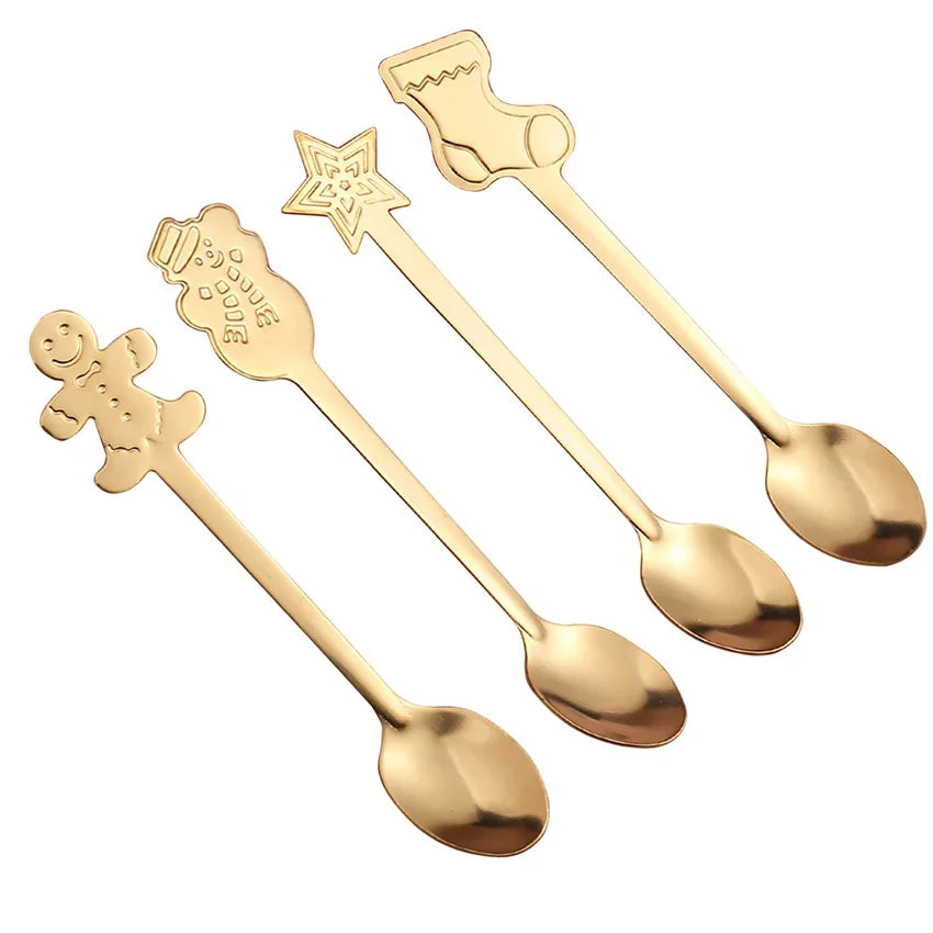 Gingerbread Spoon Set (4-Pack)