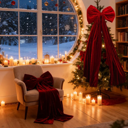 Grand Velvet Bow Ornament