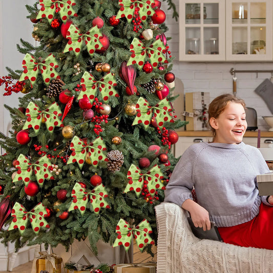 Holiday Ribbon Bows (12 pcs)