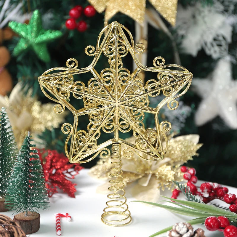 Golden Star Tree Topper