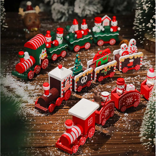 Noel Express Wooden Train