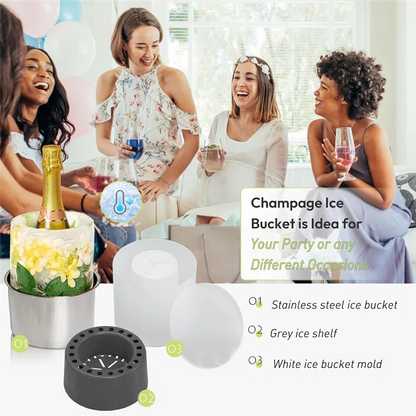 Champagne Bloom Ice Mold