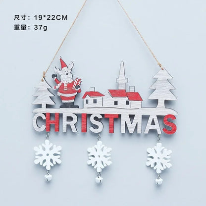 JoyHangs Wooden Christmas Pendants