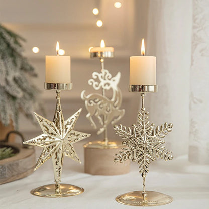 Starlit Elk Candle Holder