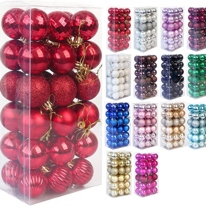 Classic 3CM Christmas Ball Set (36 pcs)