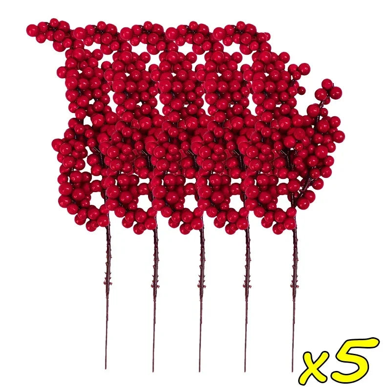 Crimson Berries Stem (50pc)