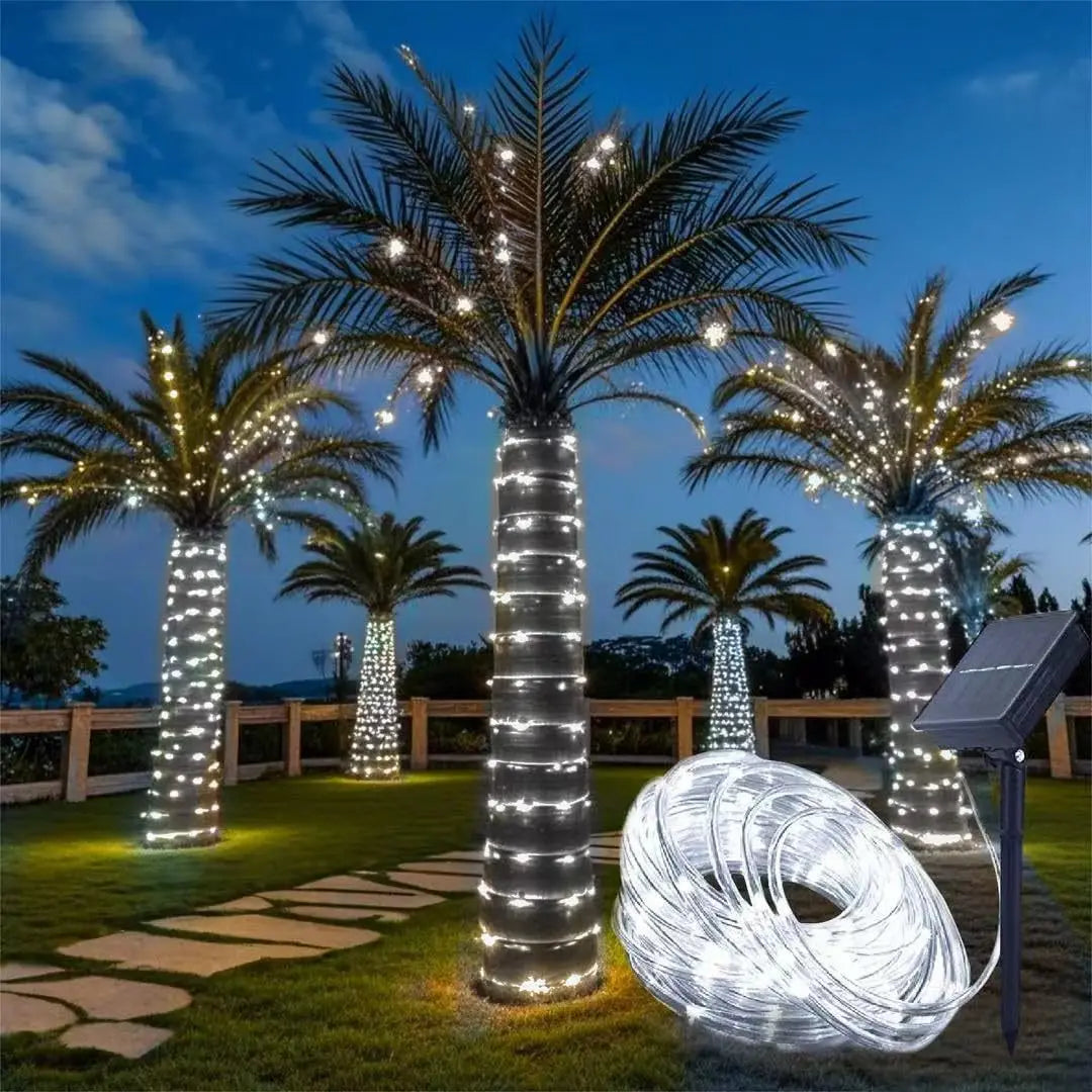 LunaGlow Solar Rope Lights