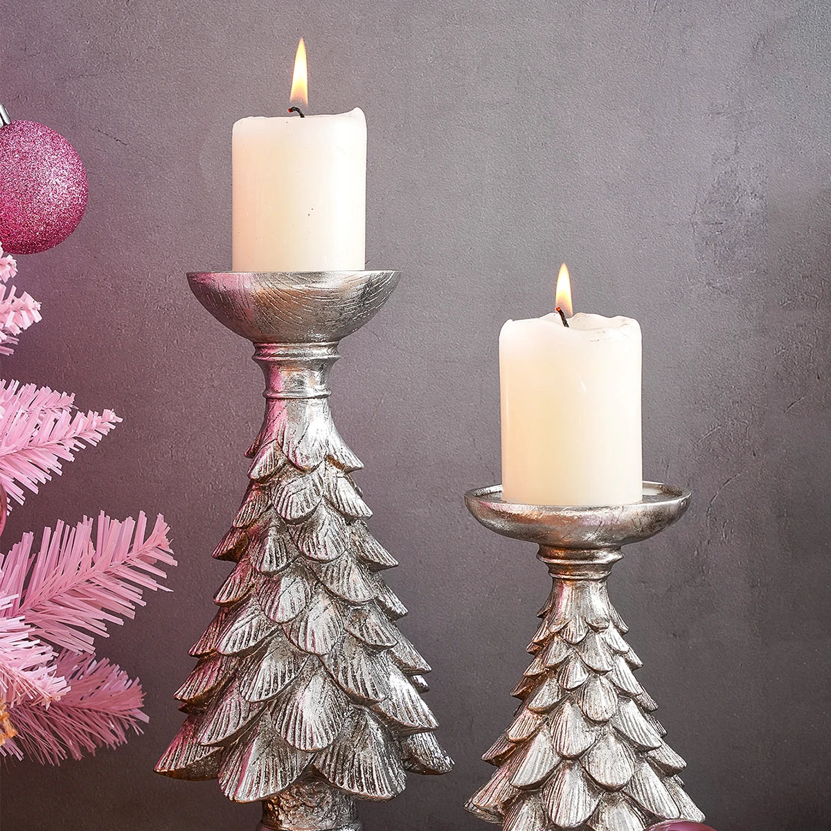 Evergreen Candle Holder