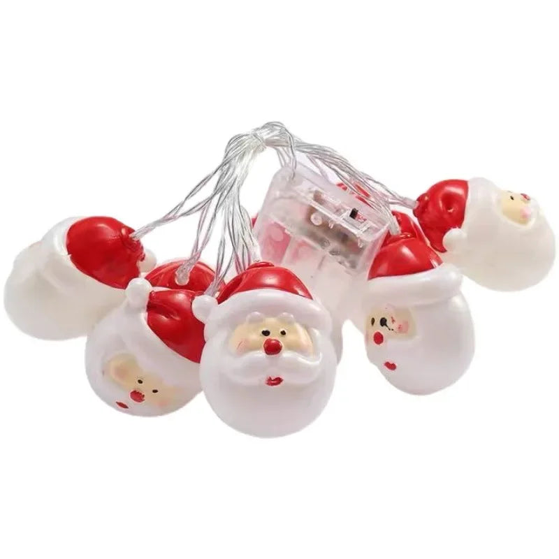 Twinkle Santa & Snowman LED Garland