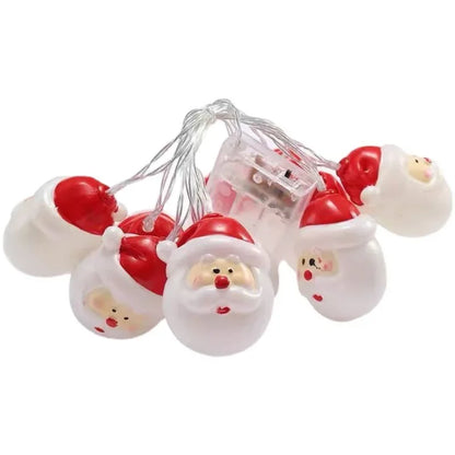 Twinkle Santa & Snowman LED Garland