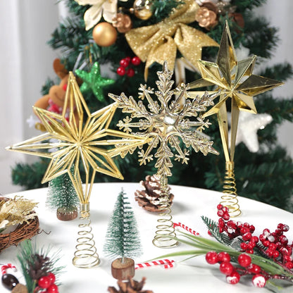 Golden Star Tree Topper