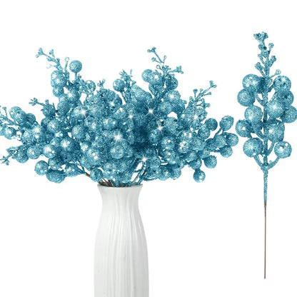 Glitter Bloom Ornament Set (8/15pcs)